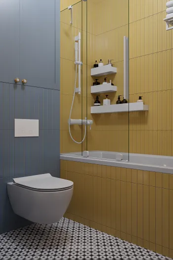 Интерьер ванной  смотреть на Basicdecor