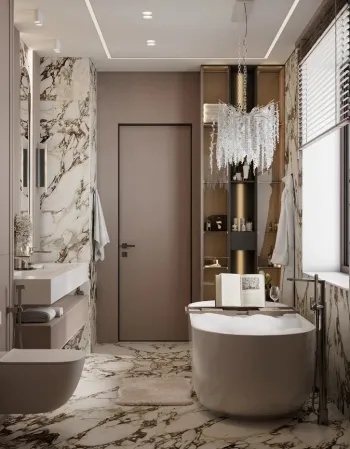 Интерьер ванной  смотреть на Basicdecor