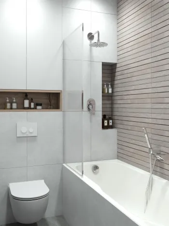 Интерьер ванной  смотреть на Basicdecor
