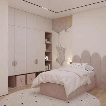Интерьер детской с для девочки и для новорожденных  смотреть на Basicdecor