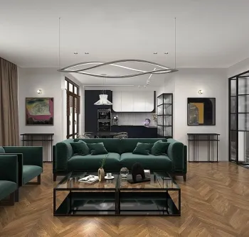 Интерьер гостиной  смотреть на Basicdecor