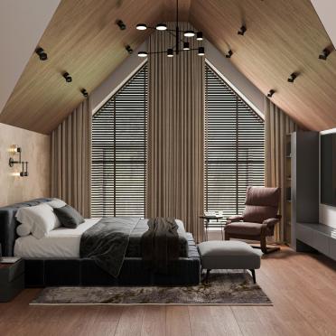 Интерьер спальни  смотреть на Basicdecor