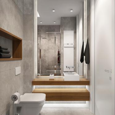 Интерьер ванной в современном стиле смотреть на Basicdecor