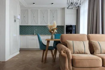 Интерьер кухни в неоклассике смотреть на Basicdecor