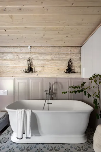 Интерьер ванной  смотреть на Basicdecor