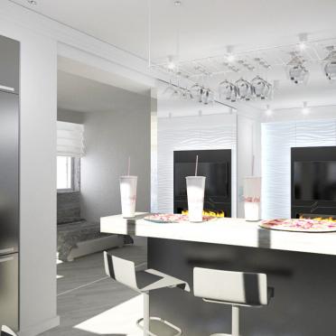 Интерьер гостиной в современном стиле смотреть на Basicdecor