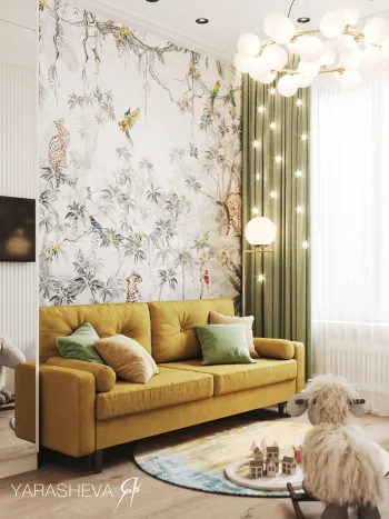 Интерьер гостиной  смотреть на Basicdecor