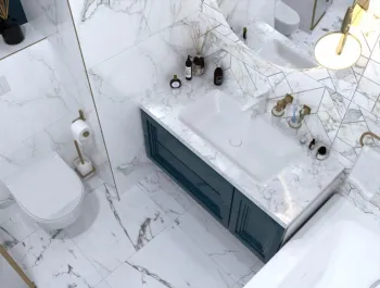 Интерьер ванной  смотреть на Basicdecor