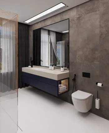 Интерьер ванной  смотреть на Basicdecor