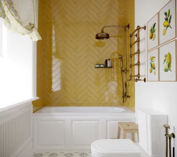 Интерьер ванной в стиле кантри смотреть на Basicdecor