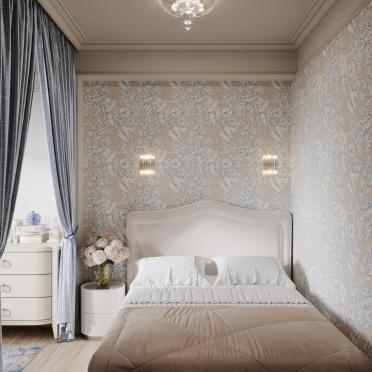 Интерьер спальни cветильниками над кроватью  смотреть на Basicdecor