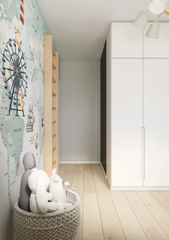 Интерьер детской с для мальчика  смотреть на Basicdecor