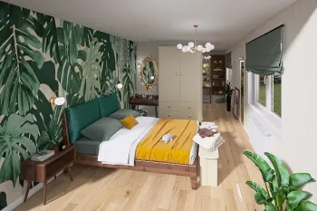 Интерьер спальни в эко смотреть на Basicdecor