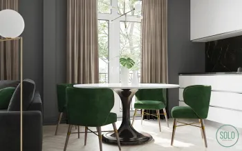 Интерьер столовой в современном стиле смотреть на Basicdecor