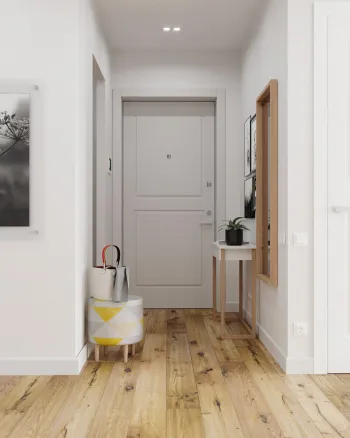 Интерьер прихожей в скандинавском стиле смотреть на Basicdecor