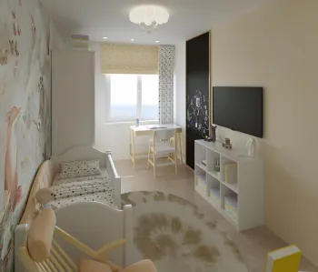 Интерьер детской  смотреть на Basicdecor