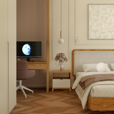 Интерьер спальни  смотреть на Basicdecor