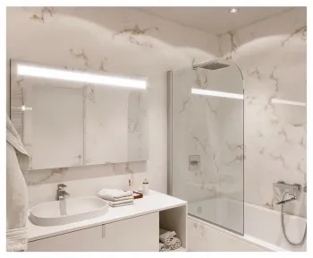 Интерьер ванной в современном стиле смотреть на Basicdecor