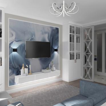 Интерьер гостиной  смотреть на Basicdecor