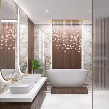 Интерьер ванной  смотреть на Basicdecor