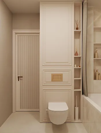 Интерьер ванной  смотреть на Basicdecor