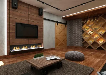Интерьер гостиной  смотреть на Basicdecor