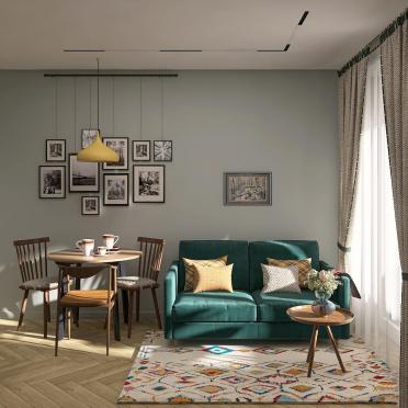 Интерьер гостиной  смотреть на Basicdecor