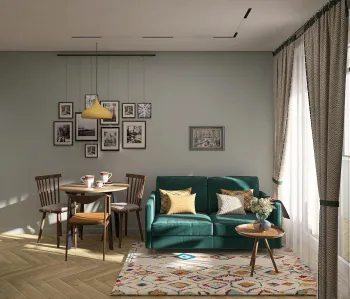 Интерьер гостиной  смотреть на Basicdecor