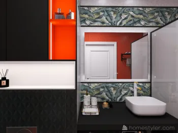 Интерьер ванной в современном стиле смотреть на Basicdecor