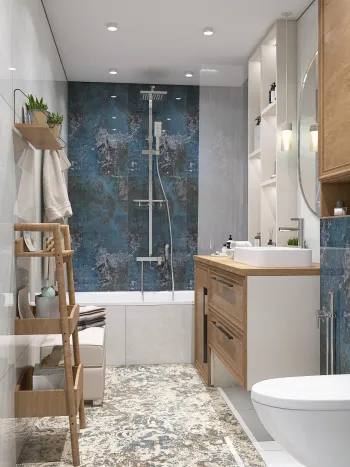 Интерьер ванной  смотреть на Basicdecor