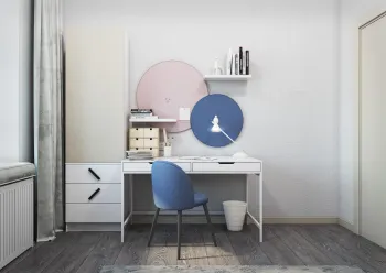 Интерьер c рабочим местом  смотреть на Basicdecor