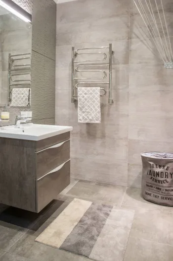 Интерьер ванной в современном стиле смотреть на Basicdecor
