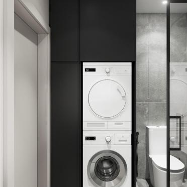 Интерьер ванной с постирочной  смотреть на Basicdecor