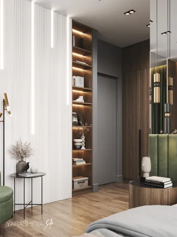Интерьер c подсветкой  смотреть на Basicdecor