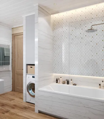 Интерьер ванной  смотреть на Basicdecor