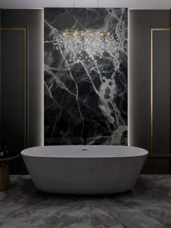 Интерьер ванной  смотреть на Basicdecor