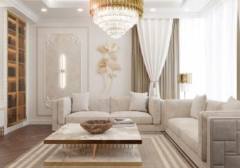 Интерьер гостиной с аркой в современном стиле смотреть на Basicdecor