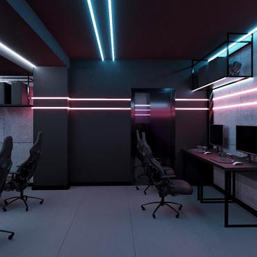 Интерьер c подсветкой  смотреть на Basicdecor