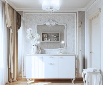 Интерьер ванной в неоклассике смотреть на Basicdecor