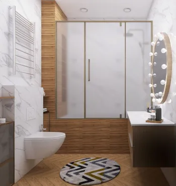 Интерьер ванной  смотреть на Basicdecor
