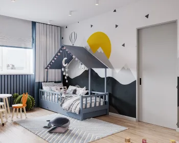 Интерьер детской с для мальчика в скандинавском стиле смотреть на Basicdecor