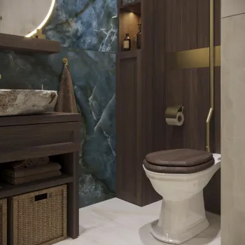 Интерьер ванной  смотреть на Basicdecor