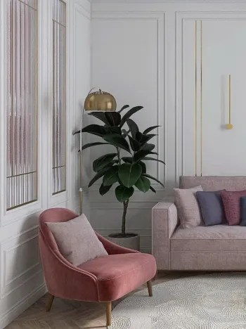 Интерьер гостиной  смотреть на Basicdecor