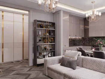 Интерьер гостиной  смотреть на Basicdecor