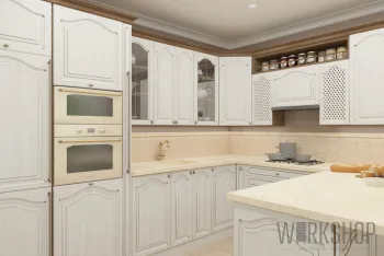 Интерьер кухни в классическом стиле смотреть на Basicdecor