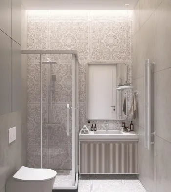 Интерьер ванной  смотреть на Basicdecor