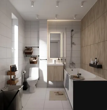 Интерьер ванной  смотреть на Basicdecor