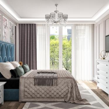 Интерьер спальни в неоклассике смотреть на Basicdecor