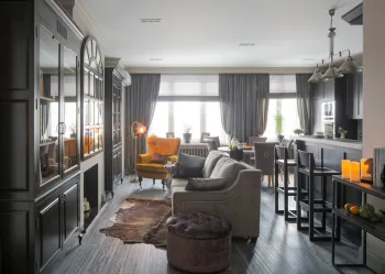 Интерьер гостиной в классическом стиле смотреть на Basicdecor
