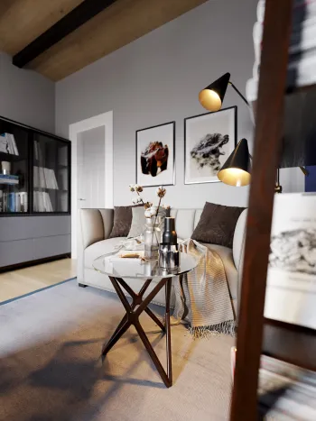 Интерьер кабинета в современном стиле смотреть на Basicdecor